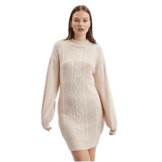 Orsay Béžové dámske svetrové šaty ORSAY_530396-029000 XL