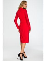 Style Stylove Dámske midi šaty Ishigune S136 červená XXL