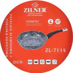 ZILNER Panvica 20cm s mramorovo-keramickým povrchom Stonetec Zl-7114