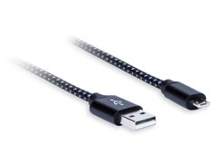 Kábel USB 2.0 A - Micro-B, AQ Premium Dĺžka: 1,0 m AQ Premium
