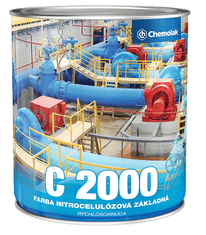 Chemolak C 2000 - Základná nitrocelulózová farba 10 kg 0840 - červenohnedá