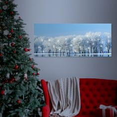 Family Zimná krajina - LED obraz 70x30