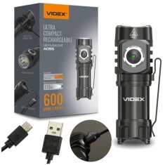 VIDEX LED taktická baterka 600lm | VIDEX VLF-A055