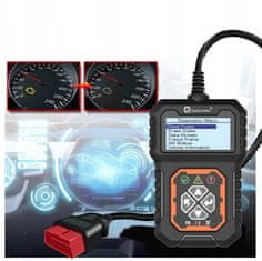 BergMont Diagnostický tester automobilov OBD2 skener tester chýb univerzálny pre autá Skoda, VW, Audi, BMW, Toyota, 