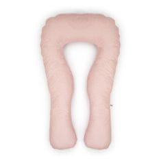 Flumi U-tvarované ružové Polka Dot tehotenský vankúš
