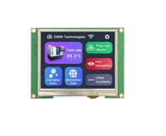 DWIN LCD 3,5" 320x240 rezistívny dotykový panel DWIN HMI