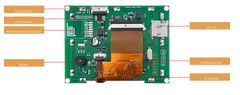 DWIN LCD 3,5" 320x240 rezistívny dotykový panel DWIN HMI