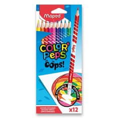 Maped - Bezdrevé pastelky Color'Peps Oops s gumou 12 ks