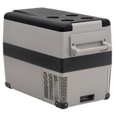 Vidaxl Chladiaci box s rukoväťou čierno-sivý 35 l PP a PE