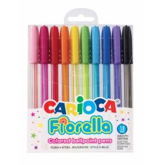 Carioca Farebné guľôčkové pero FIORELLA 10 ks