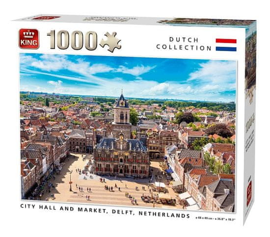 King puzzle Delft, Holandsko 1000 dielikov