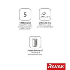 Ravak APSS-75 198 black+Grape 940303R2ZG - Ravak