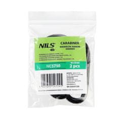 NILLS CAMP sada 2 hliníkových karabín NC1710
