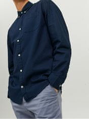 Jack&Jones Pánska košeľa JJEOXFORD Slim Fit 12182486 Navy blazer (Veľkosť M)