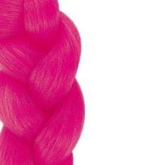 Soulima Vlasy Kanelové syntetické Copánky ombre tmavo ružové ISO