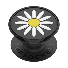 PopSockets PopGrip Gen.2, Festival Daisy Black, 3D margaréta na čiernom podklade