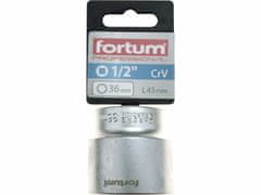 Fortum Kľúč nástrčný, 36mm, 1/2”, FORTUM