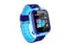 Detské chytré hodinky s kamerou a GPS lokátorom - Modrá