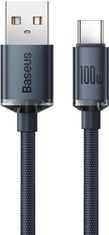 Noname Baseus Type-C Crystal Shine series fast charging data cable 100W 2m Black (CAJY000501)