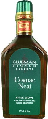 Clubman 91031 Voda po holení Cognac Neat after shave cologne, 177 ml/6 oz