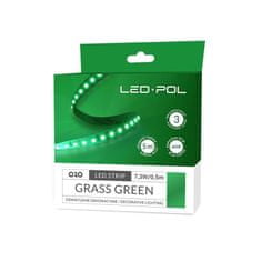 ORO LED páska 300 vodeodolná 5m zelená 4,8W/m