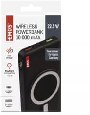 EMOS bezdrátová powerbanka WI 1022D, 10000 mAh, 22.5W, čierna