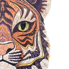 Lubiwood Drevená skladačka - Kráľovský Tiger - Veľkosť M