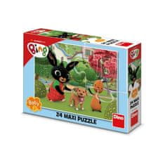 Dino Toys Puzzle 24 maxi Bing so psíkom