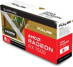 Sapphire PULsa Radeon RX 7600 GAMING 8GB, 8GB GDDR6