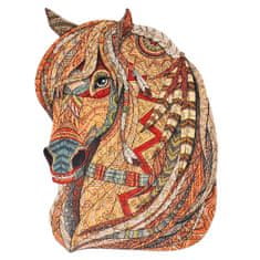 Lubiwood Drevená skladačka - Majestátny Kôň - Veľkosť M