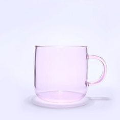 Ty Glass Hrnček s jedným sklom 350ml - pink