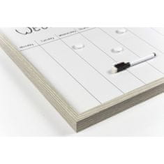 Falc Magnetická týždňová plánovacia tabuľa 120G, 43 cm