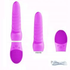 Vibrabate Silikónový vibrátor bodu g + masážny prístroj na klitoris