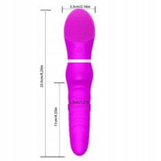 Vibrabate Silikónový vibrátor bodu g + masážny prístroj na klitoris