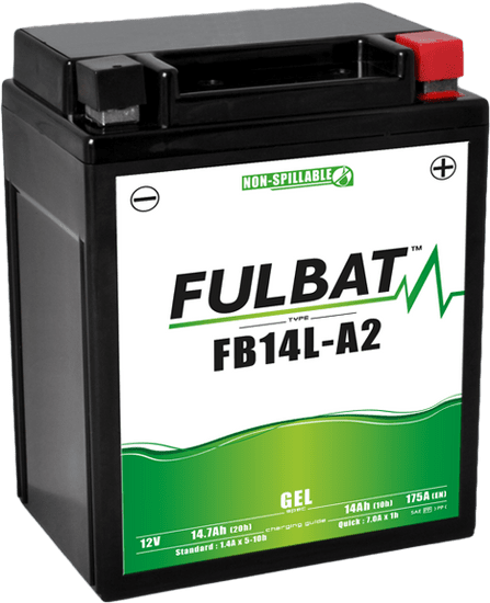 Fulbat Gélový akumulátor FB14L-A2 GEL (12N14-3A) (YB14L-A2 GEL)
