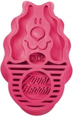 KONG Gumenná kefa pre psa ZoomGroom ružová 11,5 x 7 x 2,5cm