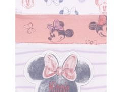 Disney 3x ružovo-biely podbradník Minnie Mouse DISNEY 