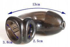 SpankMe Silikónový pás cudnosti, klietka na erekciu penisu
