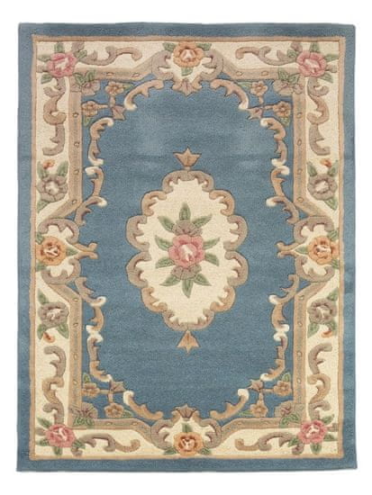 Flair Ručne všívaný kusový koberec Lotus premium Blue