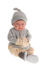 Antonio Juan 80111 SWEET REBORN PIPO - realistická bábika bábätko s mäkkým látkovým telom - 40 cm
