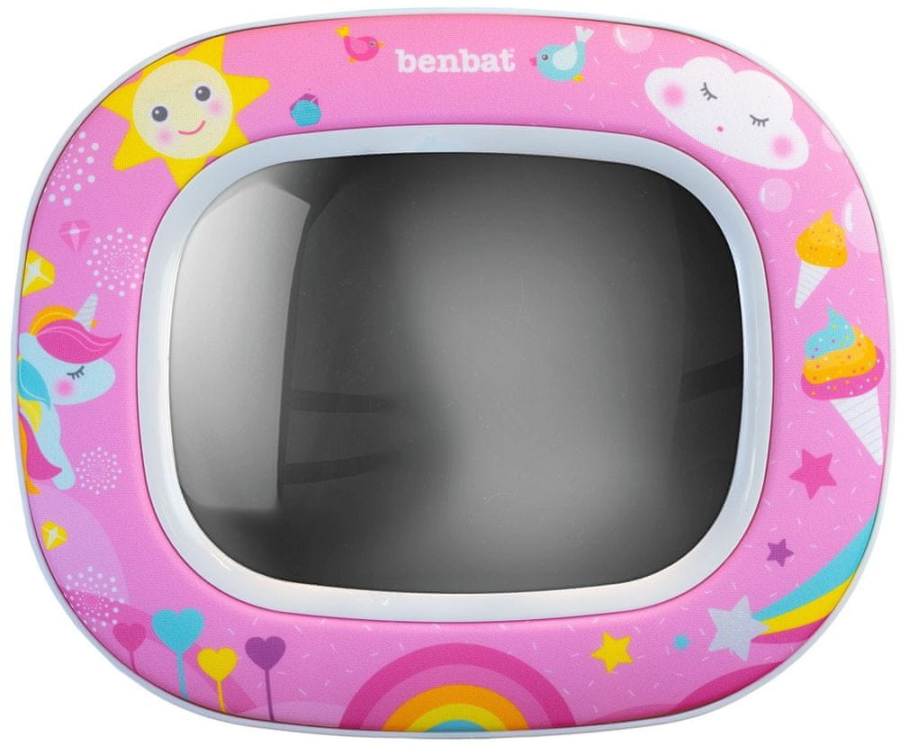 BenBat Zrkadlo detské do auta Night&Day - jednorožec 0 m+