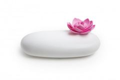 Qualy Multifunkčné púzdro Lotus Pebble Box, biele-ružové