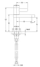 Samplus M08-216-L05 Výtokový ventil
