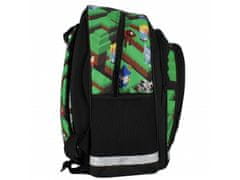 STARPAK Pixel Game, školský batoh s odrazkami, batoh pre chlapca 40x29x20 