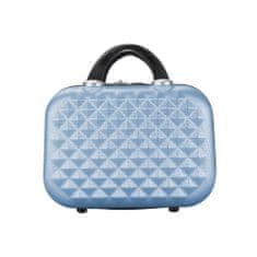 Timeless Tools Sada cestovných kufrov s kozmetickou taštičkou, rôzne farby- oceľová modrá