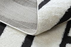 Dywany Łuszczów Kusový koberec Mode 8631 geometric cream/black 140x190