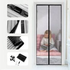 HOME & MARKER® Magnetická ochranná sieť proti hmyzu na dvere z hustej tkaniny | INSECTPROTECT