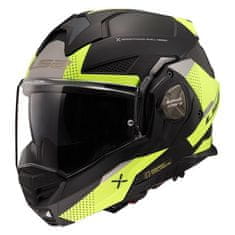 LS2 ADVANT-X HPFC OBLIVION výklopná prilba matná Hi-Vis-žltá