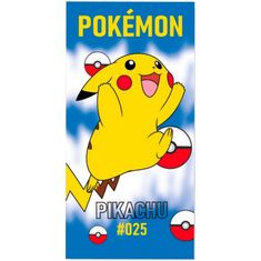 Sahinler Textile Plážová osuška Pokémon 025 Pikachu