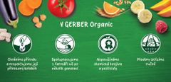 Gerber Organic detský príkrm mrkva a rajčiny s morčacím mäsom 190 g